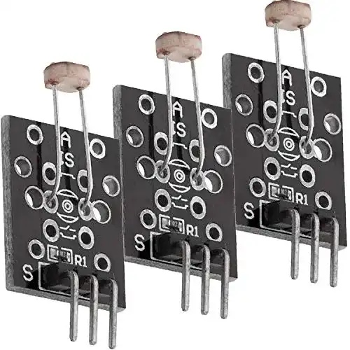 LDR AZDelivery 3 x KY-018 Lichtsensor mit Fotowiderstand