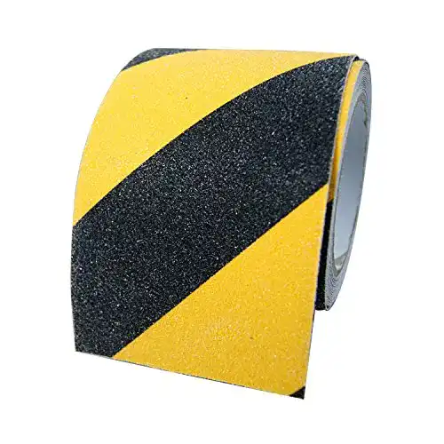 Klebeband schwarz-gelb BigTron 10cm x 5m Stark rutschfeste Tapes