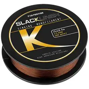 Karpfenschnur Strategy Slackliner Monofilament 1000m – zum Angeln auf Karpfen, Hauptschnur zum Karpfenangeln, Monofile Schnur