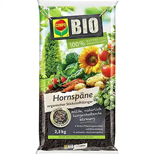 Stickstoffdünger Compo BIO Hornspäne, 2,5 kg