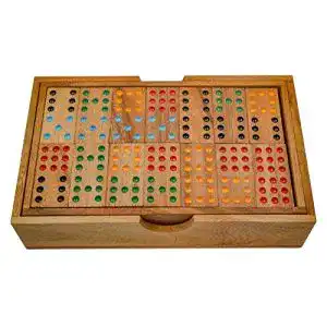 Domino-Spiel LOGOPLAY Domino Doppel 9 – Legespiel
