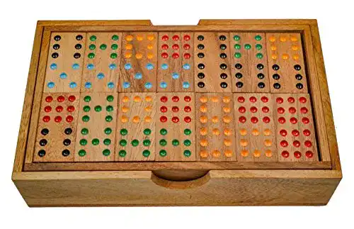 Domino-Spiel LOGOPLAY Domino Doppel 9 – Legespiel