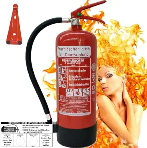 Feuerlöscher DerABCFeuerlöscher.de GmbH 6kg ABC Pulverlöscher
