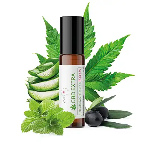 Kopfschmerz-Roll-on CBD EXTRA mit Pfefferminzöl & CBD, 10 ml