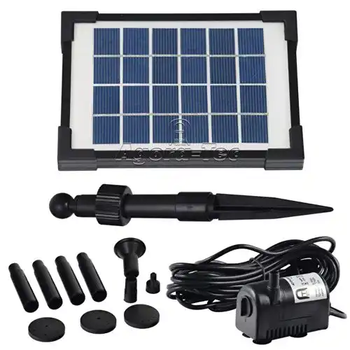 Solar-Teichpumpe Agora-Tec ® AT-2W Solar Teichpumpe 2 Watt
