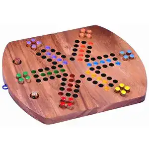 Ludo LOGOPLAY für 6 Spieler – Würfelspiel – Gesellschaftsspiel