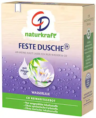 CD-Duschgel CD Feste Dusche ‘Wasserlilie’, 2 x 75 g, mit Kokosöl