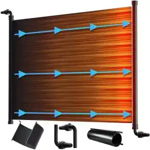 Solar-Poolheizung poolomio Solarmatte (450 x 120 cm)