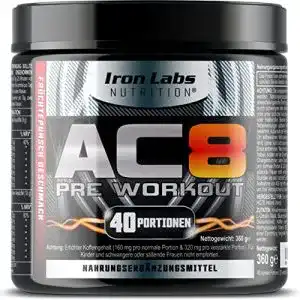 Trainingsbooster Iron Labs Nutrition AC8 Xtreme, 320 g