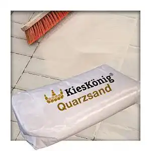 Fugensand Kieskönig 25 kg Quarzsand 0,1 – 0,4 mm für Industrie