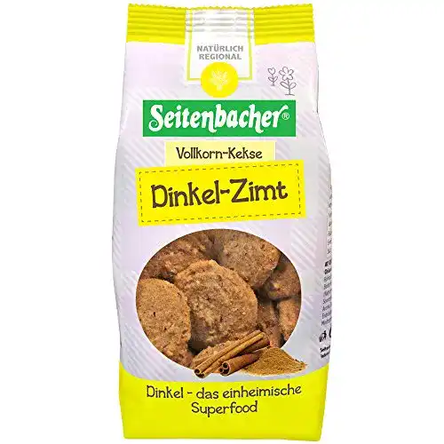 Dinkelkekse Seitenbacher Vollkorn Kekse Dinkel Zimt, 4 x 200 g