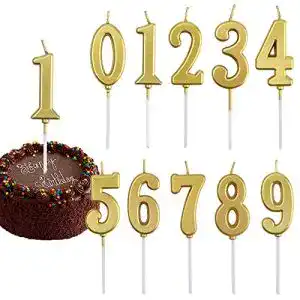 Geburtstagskerzen QWEF Geburtstag Zahl Kerzen 0-9 Nummer