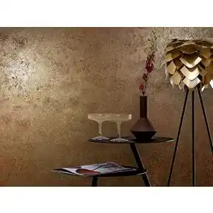 Vliestapete marburg Tapete Gold Kupfer Metallic Gold Muster