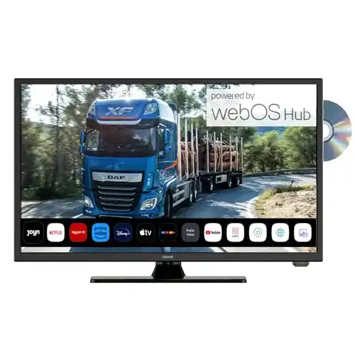 Fernseher mit DVD-Player integriert Gelhard GTV-2483 LED 24 Zoll