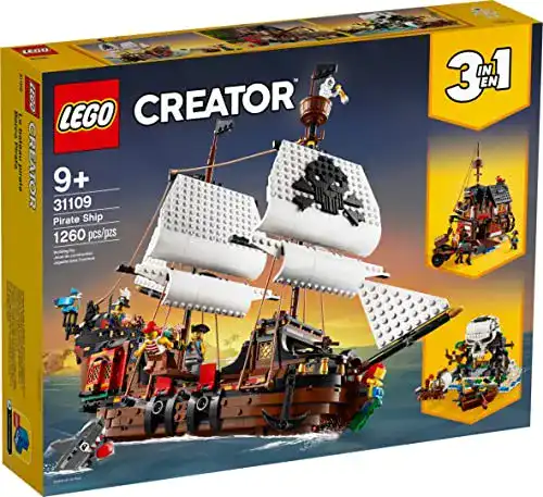 Lego-Schiff LEGO 31109 Creator 3-in-1 Piratenschiff Spielset