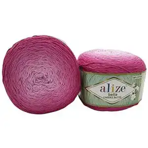 Bobbel-Wolle Ilkadim 2 x 250 g Alize Bella Batik Ombre, 500 G
