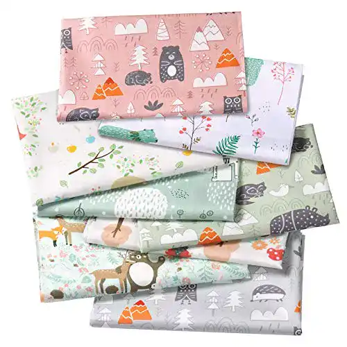 Die beste Kinderstoffe Comius Sharp Baumwollstoff Patchwork Stoffe, 8 Stück 2026 Test Bestseller Kinderstoffe Comius Sharp Baumwollstoff Patchwork Stoffe, 8 Stück