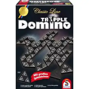 Triomino Schmidt Spiele SCH49287 Classic Line, Tripple Domino