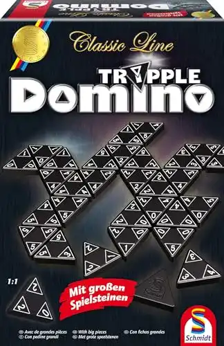 Triomino Schmidt Spiele SCH49287 Classic Line, Tripple Domino