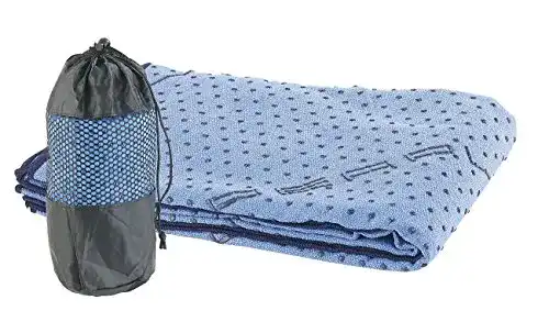 Yoga Handtuch PEARL sports Yogatuch: 2in1-Mikrofaser-Yoga