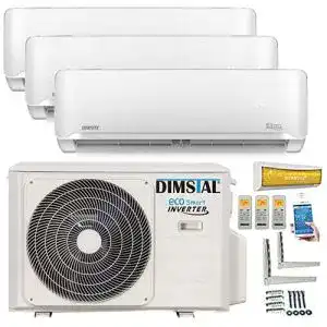 Split-Klimaanlage 3 Innengeräte DIMSTAL A++/A++/A++ TrioSplit