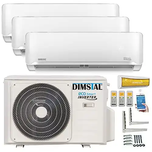Split-Klimaanlage 3 Innengeräte DIMSTAL A++/A++/A++ TrioSplit