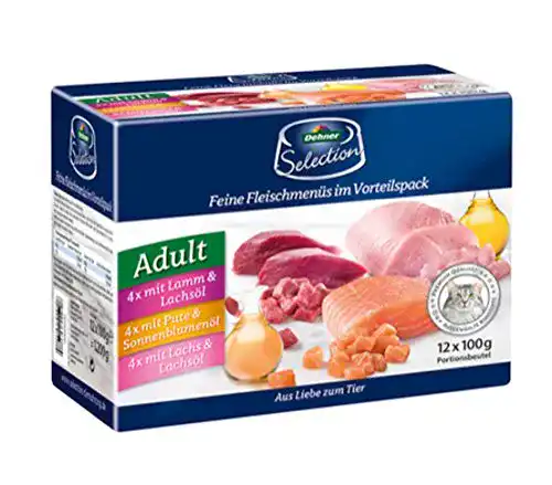 Die beste Dehner-Katzenfutter Dehner Premium Multipack, 12 x 100 g 2026 Test Bestseller Dehner-Katzenfutter Dehner Premium Multipack, 12 x 100 g