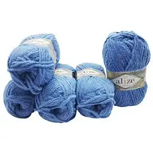 Alize-Wolle Softy Plus 5 x 100 Gramm mit leichtem Plüsch
