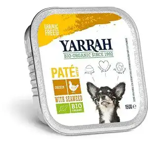 Yarrah-Hundefutter Yarrah Bio Hundefutter, Paté Huhn, 12er Pack