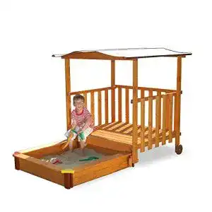 Spielhaus Holz GASPO L 105 cm x B 130 cm x H 145 cm