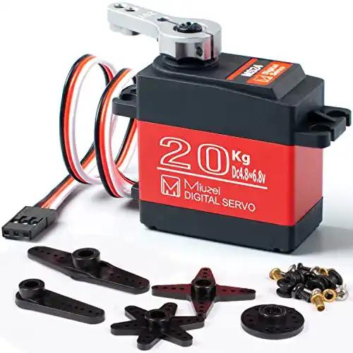 Die beste Servomotor Miuzei 270° Digital RC Servo Motor 20KG Wasserdicht 2026 Test Bestseller Servomotor Miuzei 270° Digital RC Servo Motor 20KG Wasserdicht