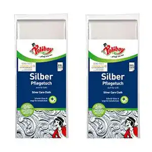 Silberputztuch Poliboy … pflegt wie neu, Silber Pflege, 2er Pack