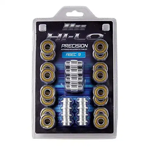 Kugellager Hi-Lo 16ER SET INLINE ABEC 9 608 inkl. Spacer