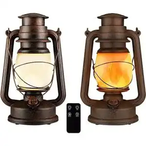 Antik-Lampe YINUO LIGHT LED Laterne Vintage Sturmlaterne, 2 St.