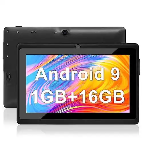 Tablet-7-Zoll Haehne 7 Zoll Tablet PC, Google Android 9.0 GMS