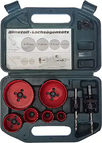 Lochsäge Brüder Mannesmann Werkzeug M44100 Bimetall- 8-tlg