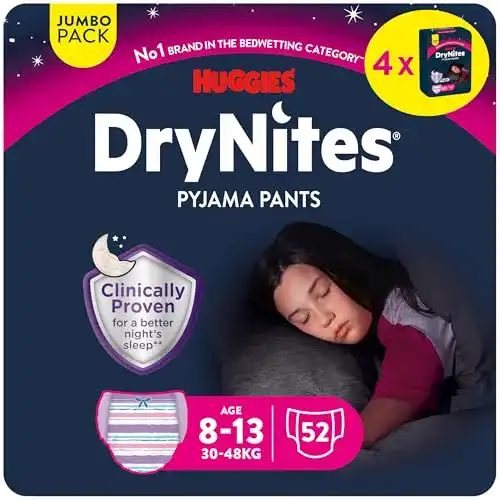 Huggies-Windeln HUGGIES DryNites hochabsorbierend, 52 Stück