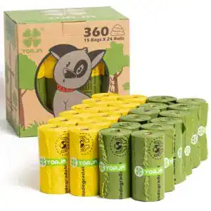 Hundekotbeutel (biologisch abbaubar) YORJA, 360 Stück