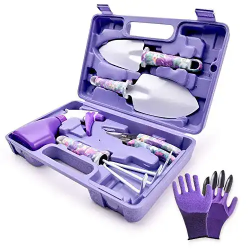 Gartenwerkzeug-Set WISDOMLIFE 6-Teilig, Anti-Rutsch-Griff