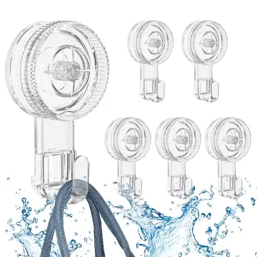 Saughaken Quntis 6 Pack Saugnapf Haken ohne Bohren
