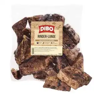Rinderlunge DIBO, 250g-Beutel, der kleine Naturkau-Snack