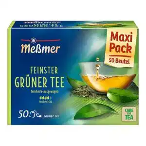 Grüntee Meßmer Feinster Grüner Tee, 50 Teebeutel, Vegan