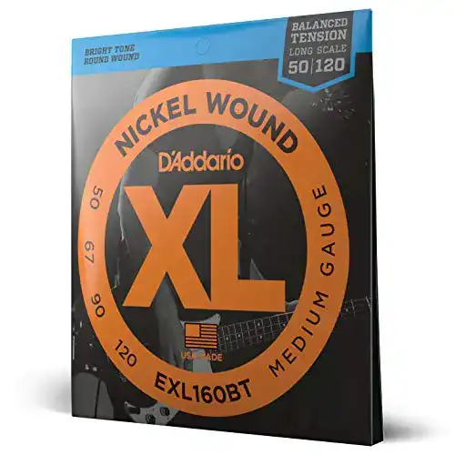 Bass-Saiten D’Addario Saiten E-Bass | EXL160BT | vernickelter Stahl
