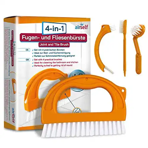Fugenbürste Airself & Fliesenbürste, Set aus 4