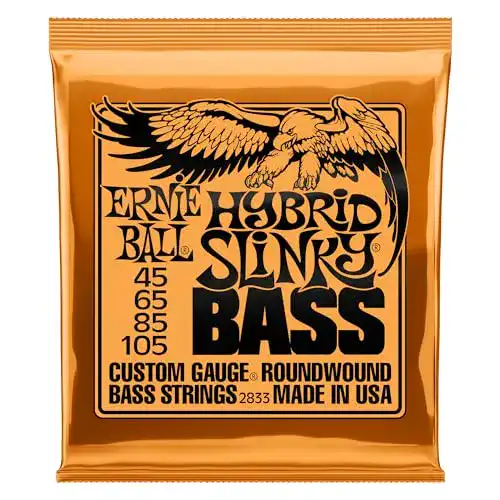 Ernie-Ball-Bass-Saiten Ernie Ball Hybrid Slinky Nickel Wound