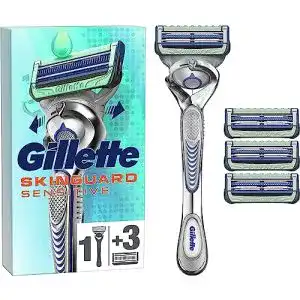 Gillette-Rasierer Gillette SkinGuard Sensitive Nassrasierer Flexgriff
