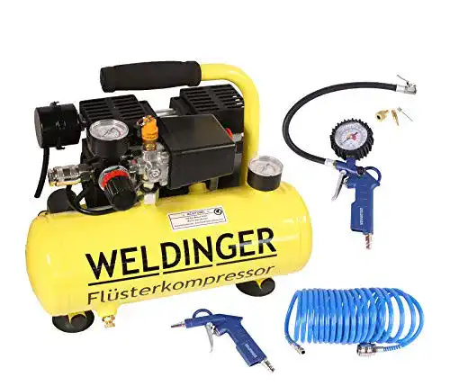 Tragbarer Kompressor WELDINGER Aktionsset FK 40 compact