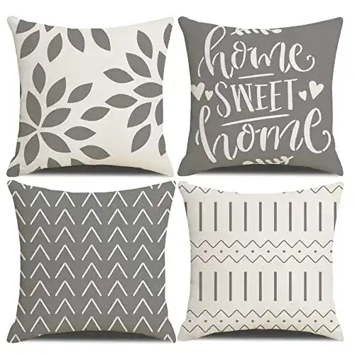Kissenbezug Homefeelzydys Kissenbezüge, modern, 4er-Set