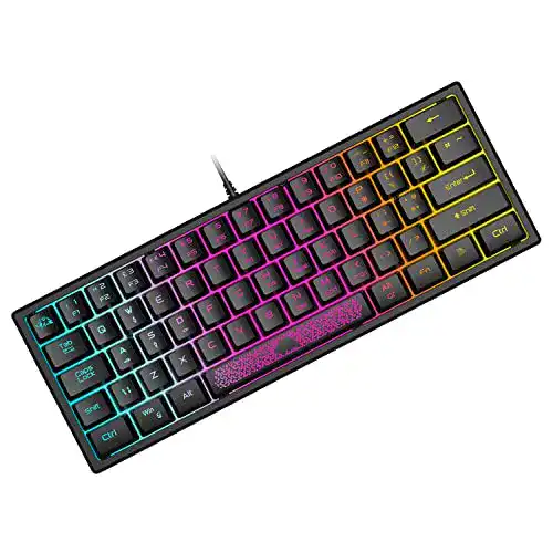 Mini-Gaming-Tastatur ZIYOU LANG Mini 60% Gaming-Tastatur