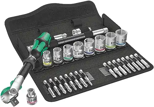 Steckschlüsselsatz 3/8 Zoll Wera Zyklop Speed-Knarrensatz 8100